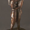 Embracing Couple, bronze sculpture by Arye Shapiro
