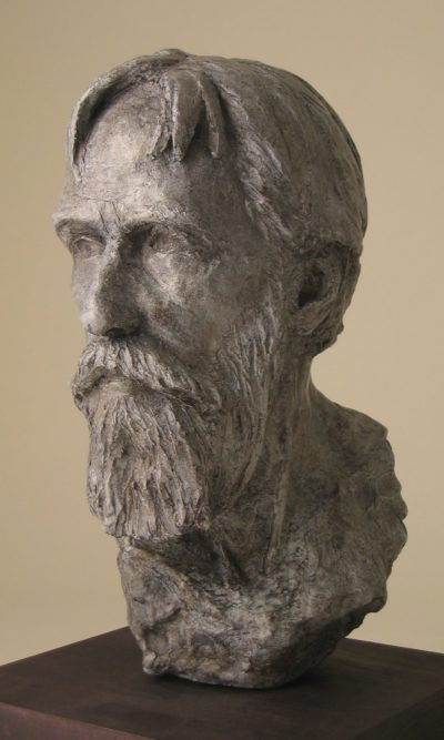 John, bronze sculpture by Arye Shapiro