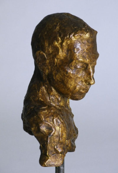 Todd, ceramic bust by Arye Shapiro